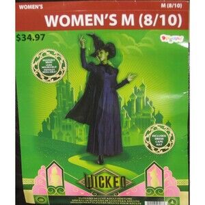 Wicked Elphaba Deluxe Adult Costume Size M